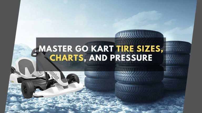 Master Go Kart Tire Sizes, Charts, and Pressure